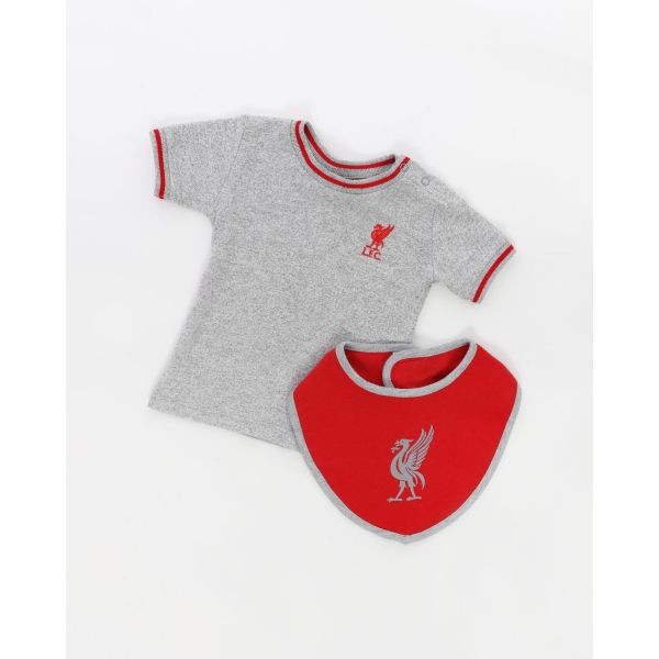 LFC Baby Knitted Crest Tee and Bib Set