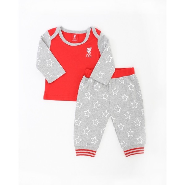 LFC Baby Red/Grey Long Sleeve Pyjama Set