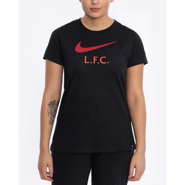 LFC Nike Womens Black Swoosh Club Tee
