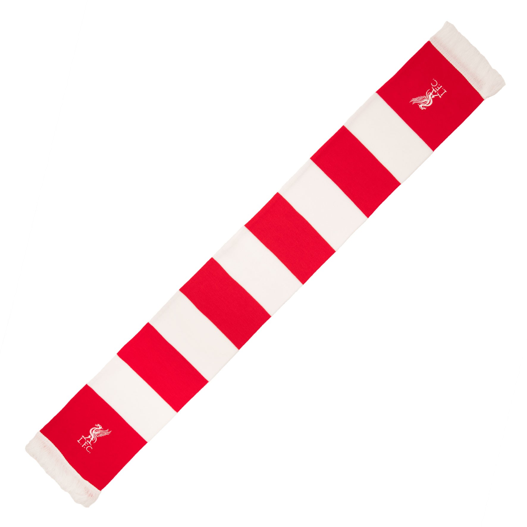 Classic Red and White Liverpool FC scarf