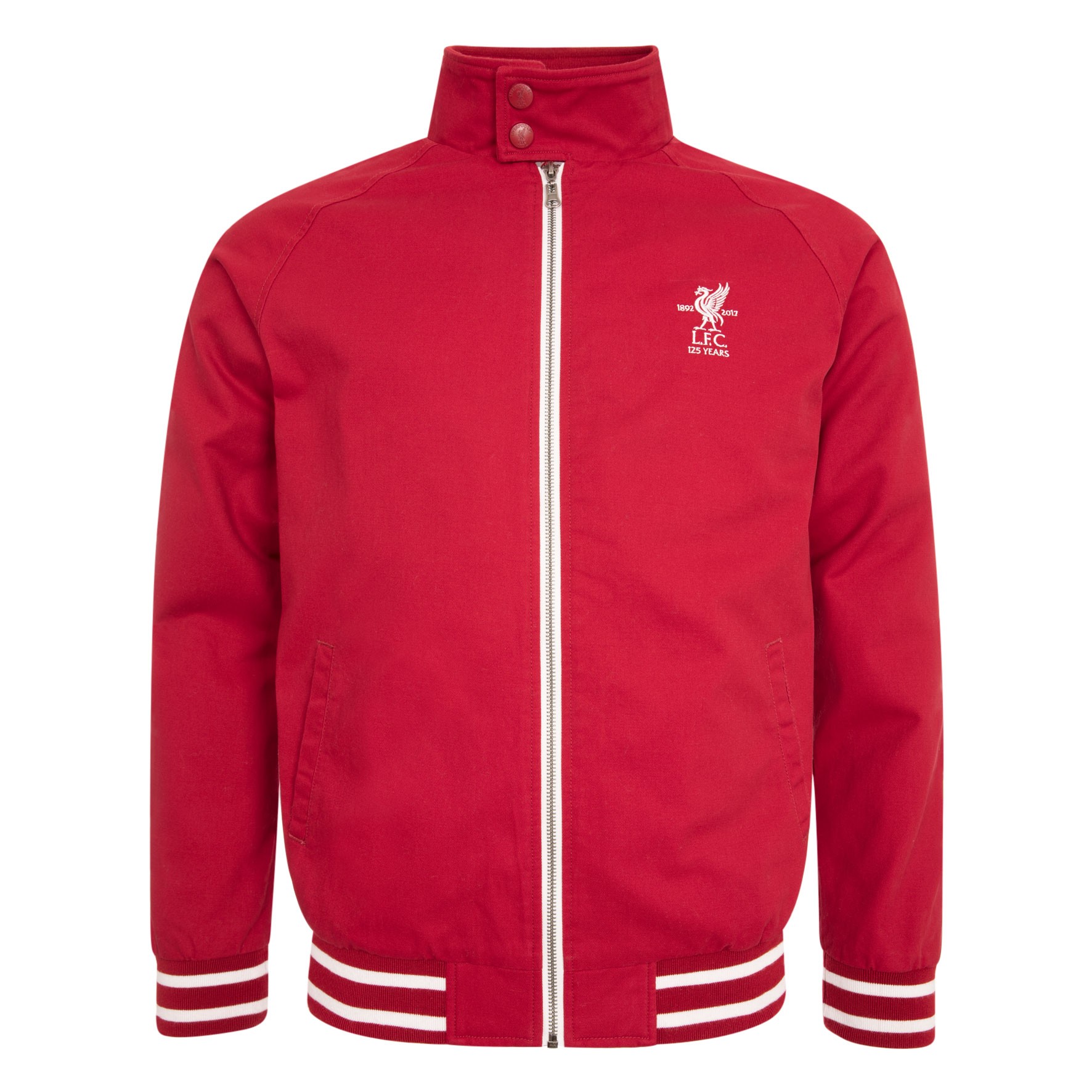 LFC 125 Mens Red Harrington Jacket