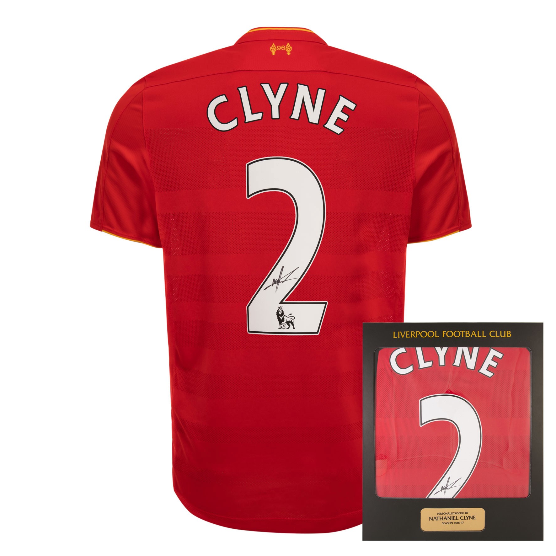 LFC 16/17 Clyne Signed Boxed Shirt