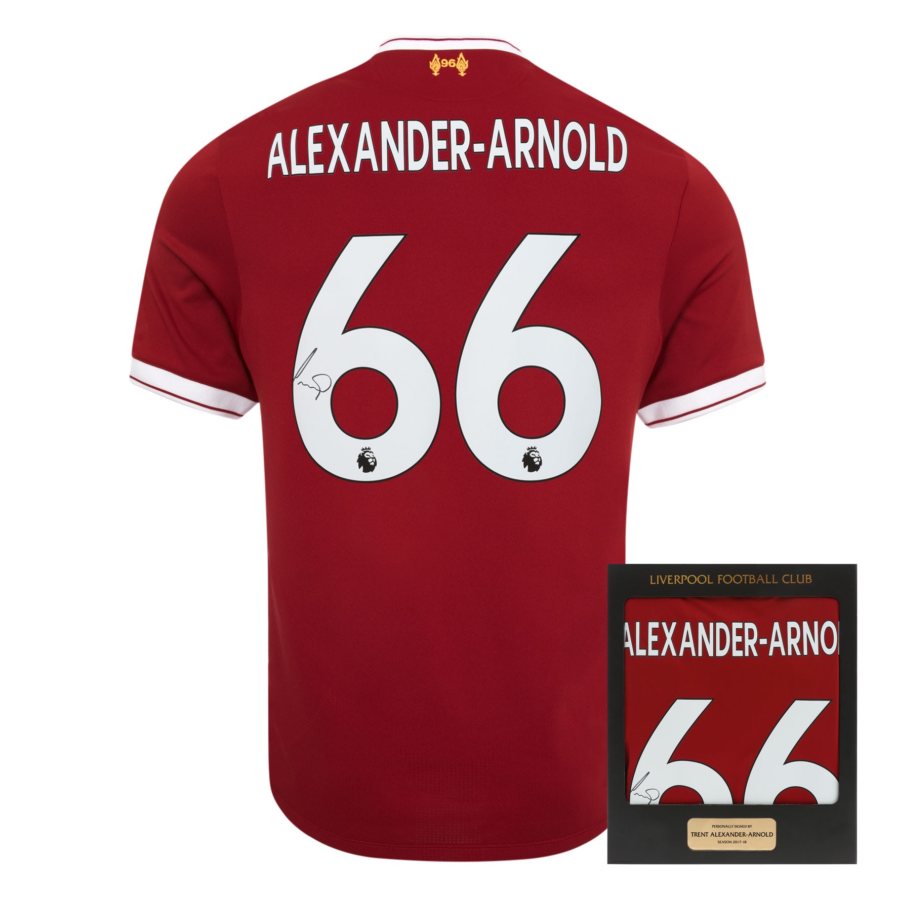Geschenkbox Liverpool Trikot von Trent Alexander-Arnold signiert 