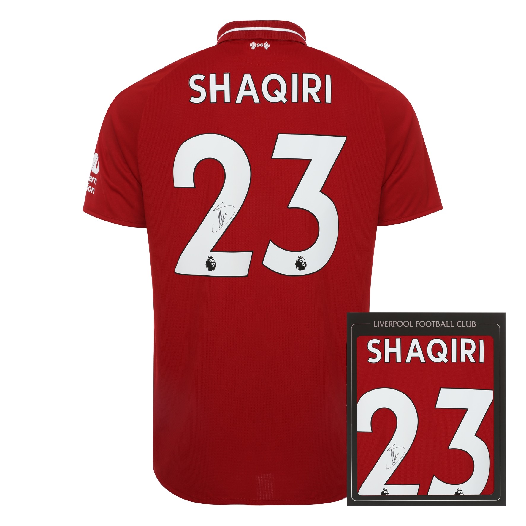 LFC 18/19 Shaqiri Signed Shirt