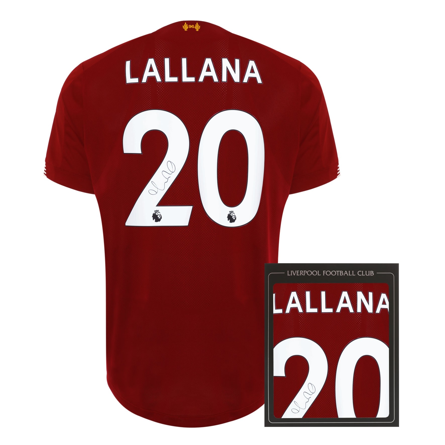 LFC 19/20 Lallana Signed Shirt