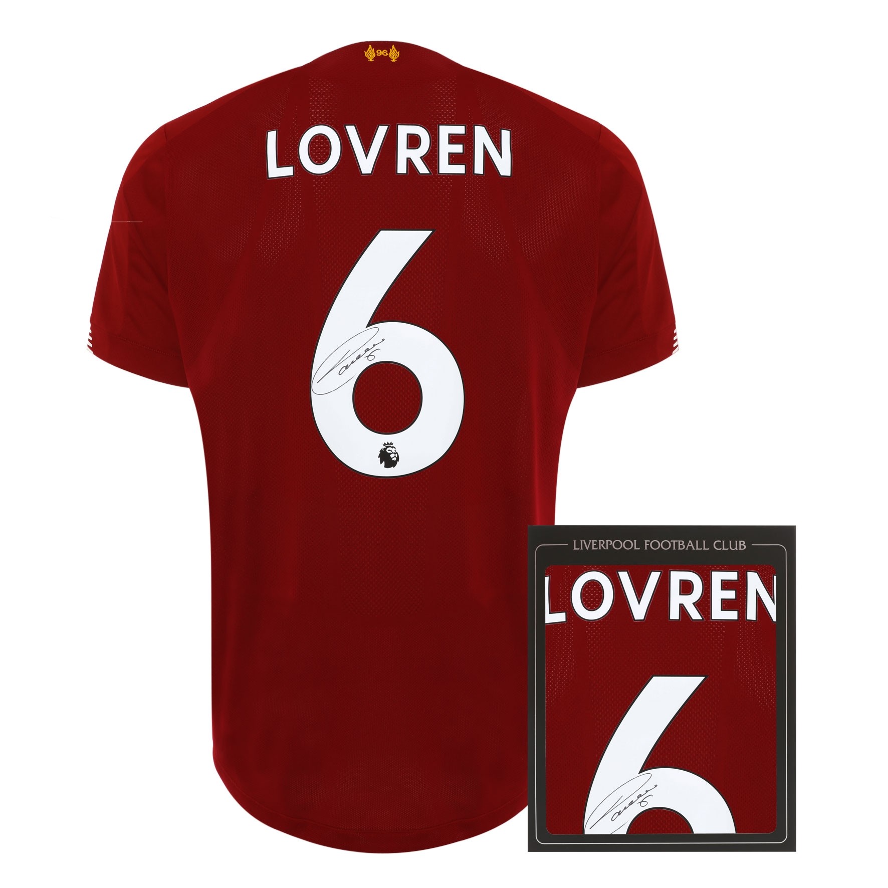 LFC 19/20 Lovren Signed Shirt