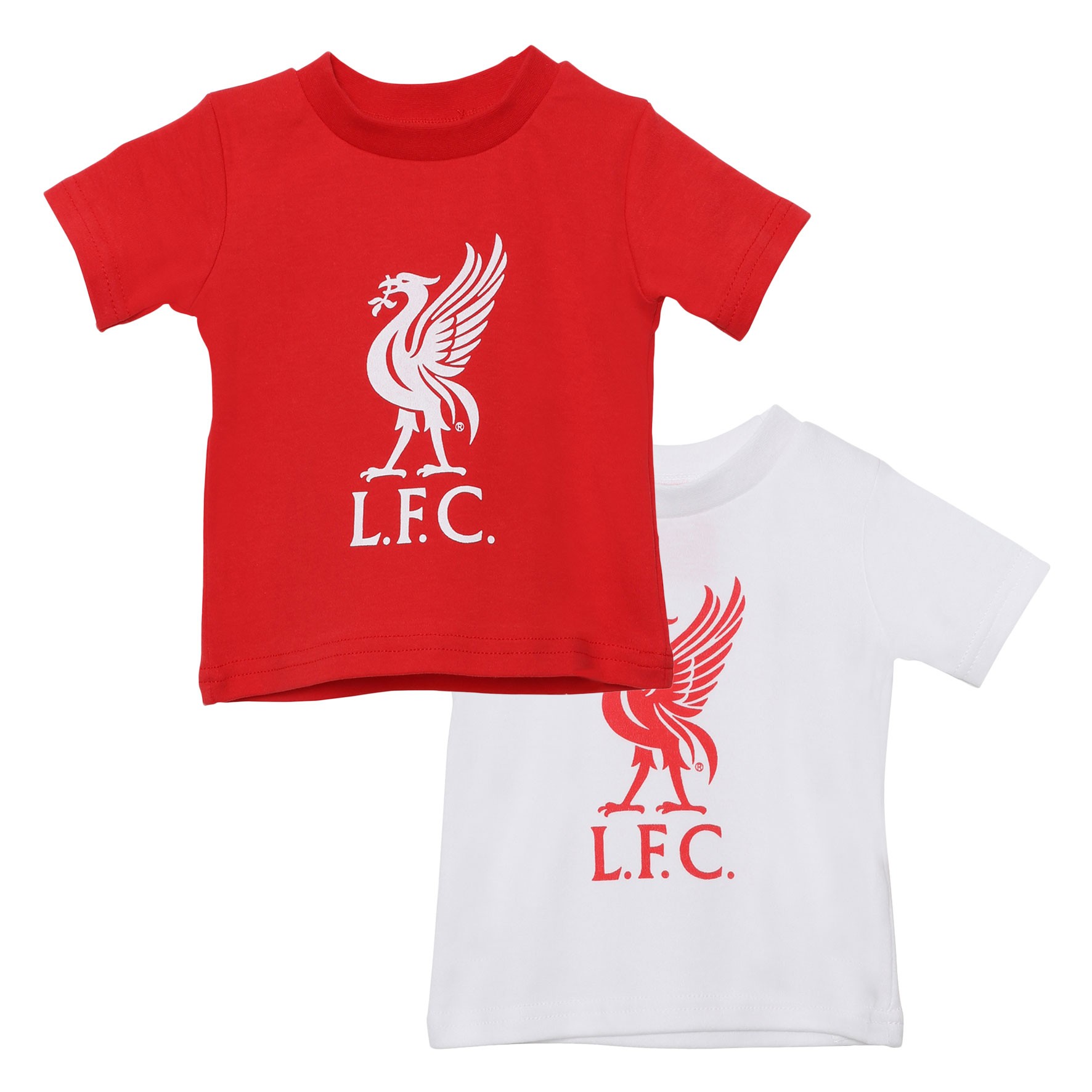 LFC 2 Pack Red and White Baby Tee