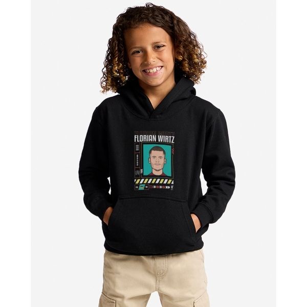LFC 25/26 Juniors Wirtz Hoodie Black
