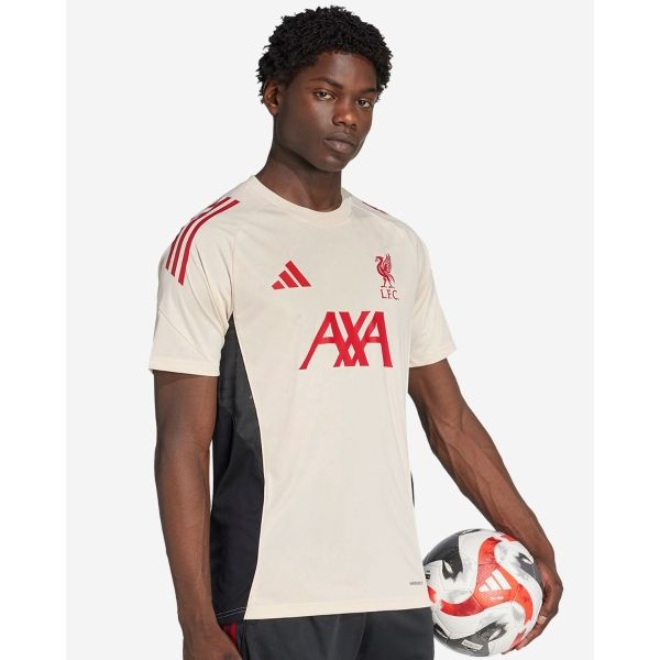 LFC adidas Mens 25/26 Domestic Short Sleeve Top White