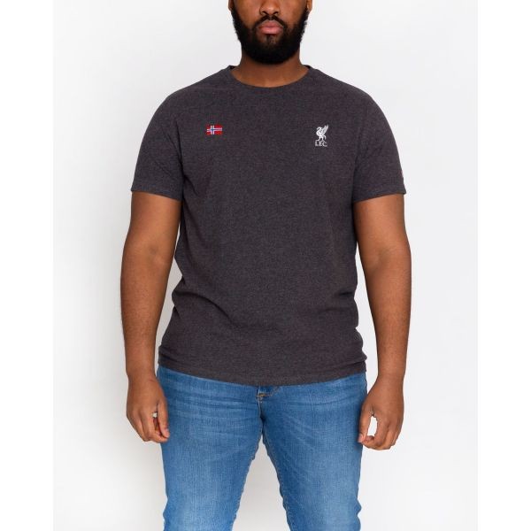 LFC Adults Charcoal Norway Flag Tee