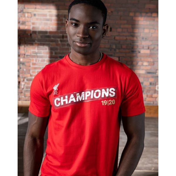 LFC Adults Premier League Champions 19-20 Red Tee