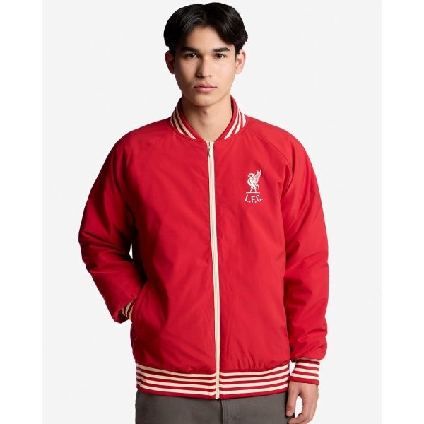 LFC Adults Shankly Bomber Jacket Red