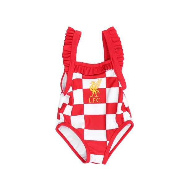 LFC Baby Check Swimming Costume Red
