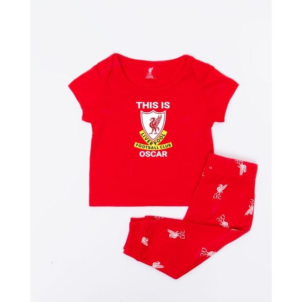 LFC Baby Personalised This Is Anfield Pyjamas