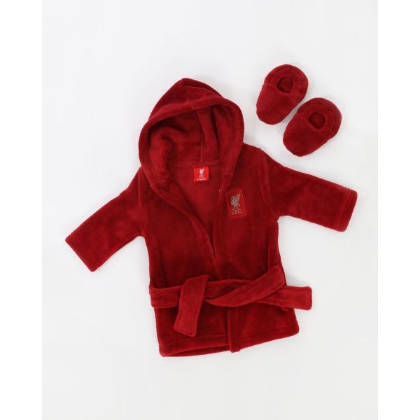 LFC Baby Red Dressing,Gown & Slipper Set
