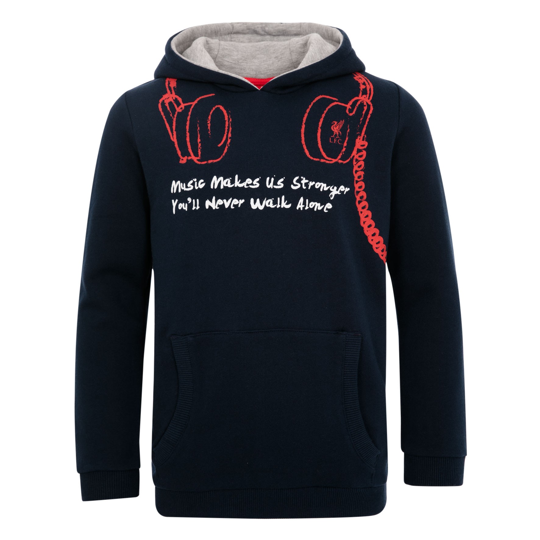 LFC Boys Navy Headphone Hoody
