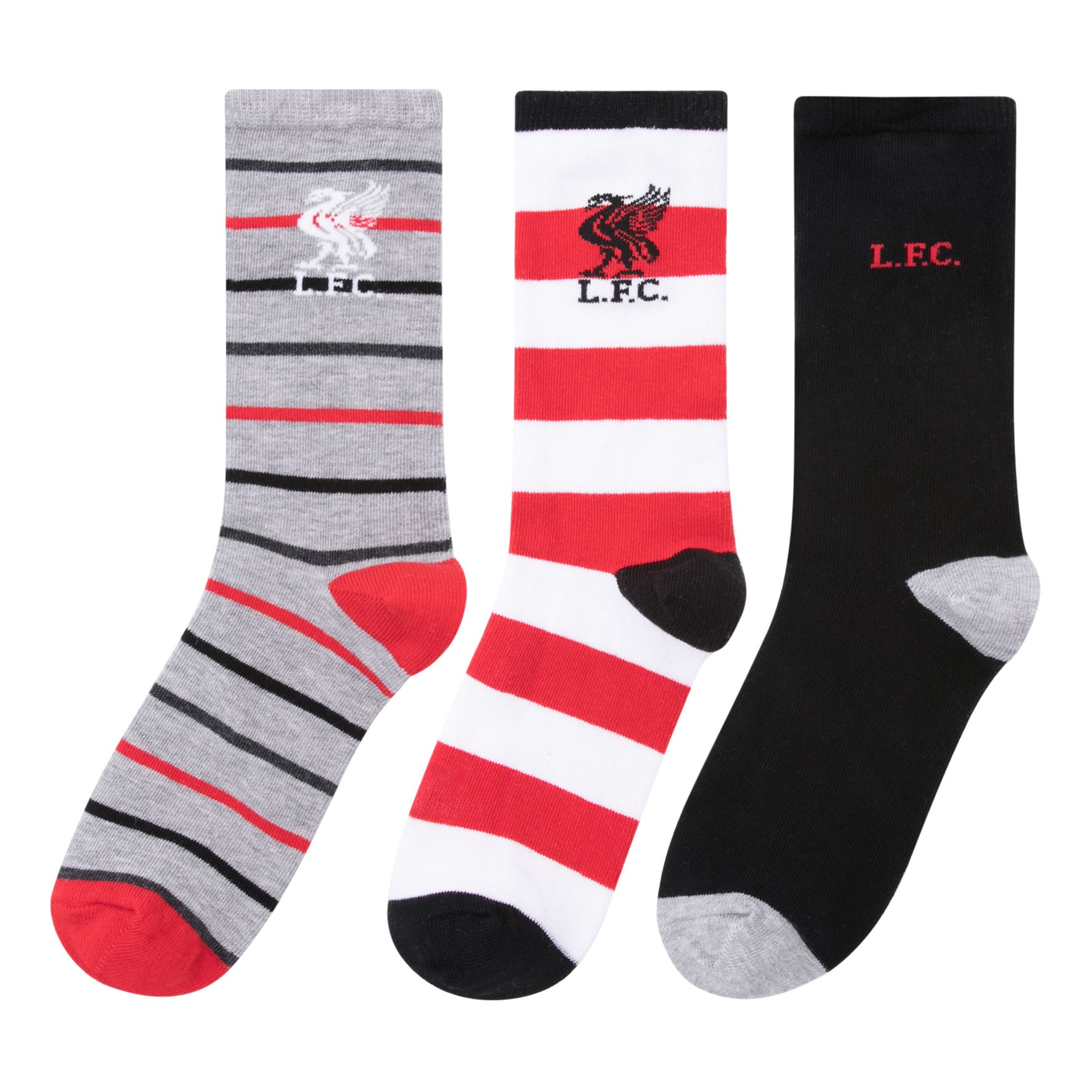LFC Boys Three Pack Design Socks