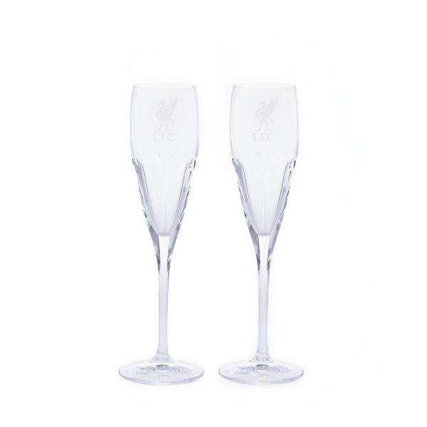 LFC Crystal Champagne Glass Pair