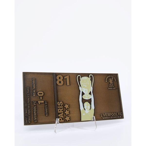 LFC European Cup Final 1981 Collectible Ticket