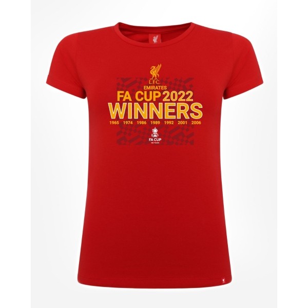 LFC FA Cup 22 Winners Womens Tee