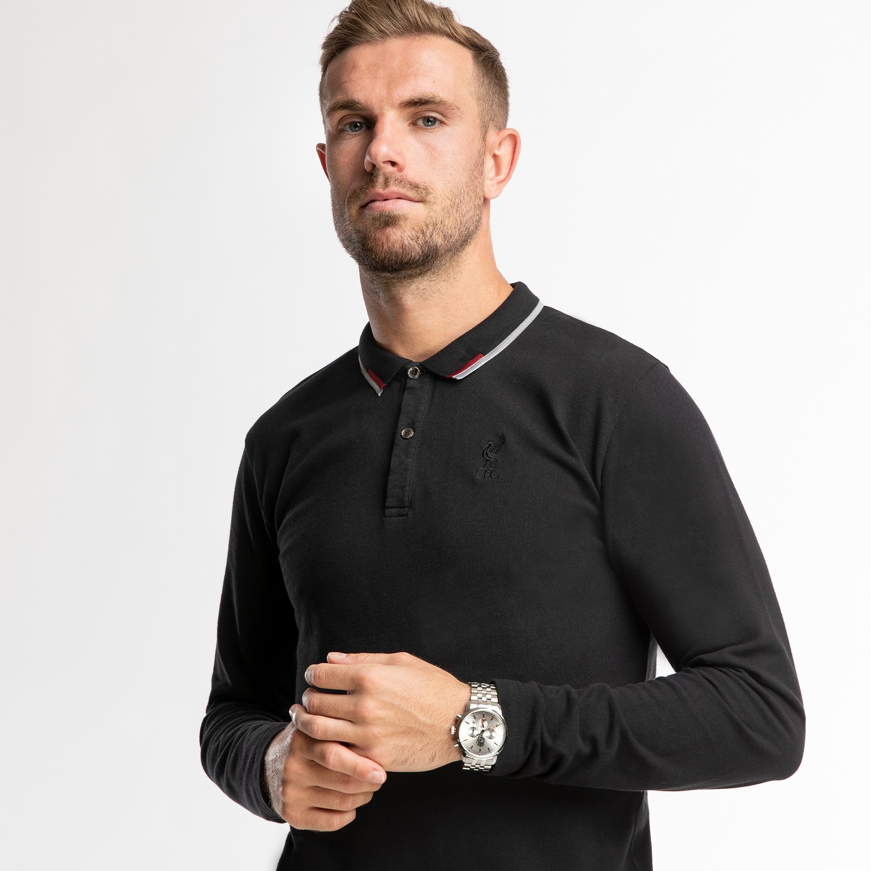 LFC Firma Mens Long Sleeve Polo Shirt
