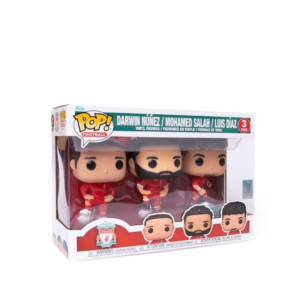 LFC Funko Pop! Vinyl Figurines Set Of 3 - Salah, Darwin & Díaz