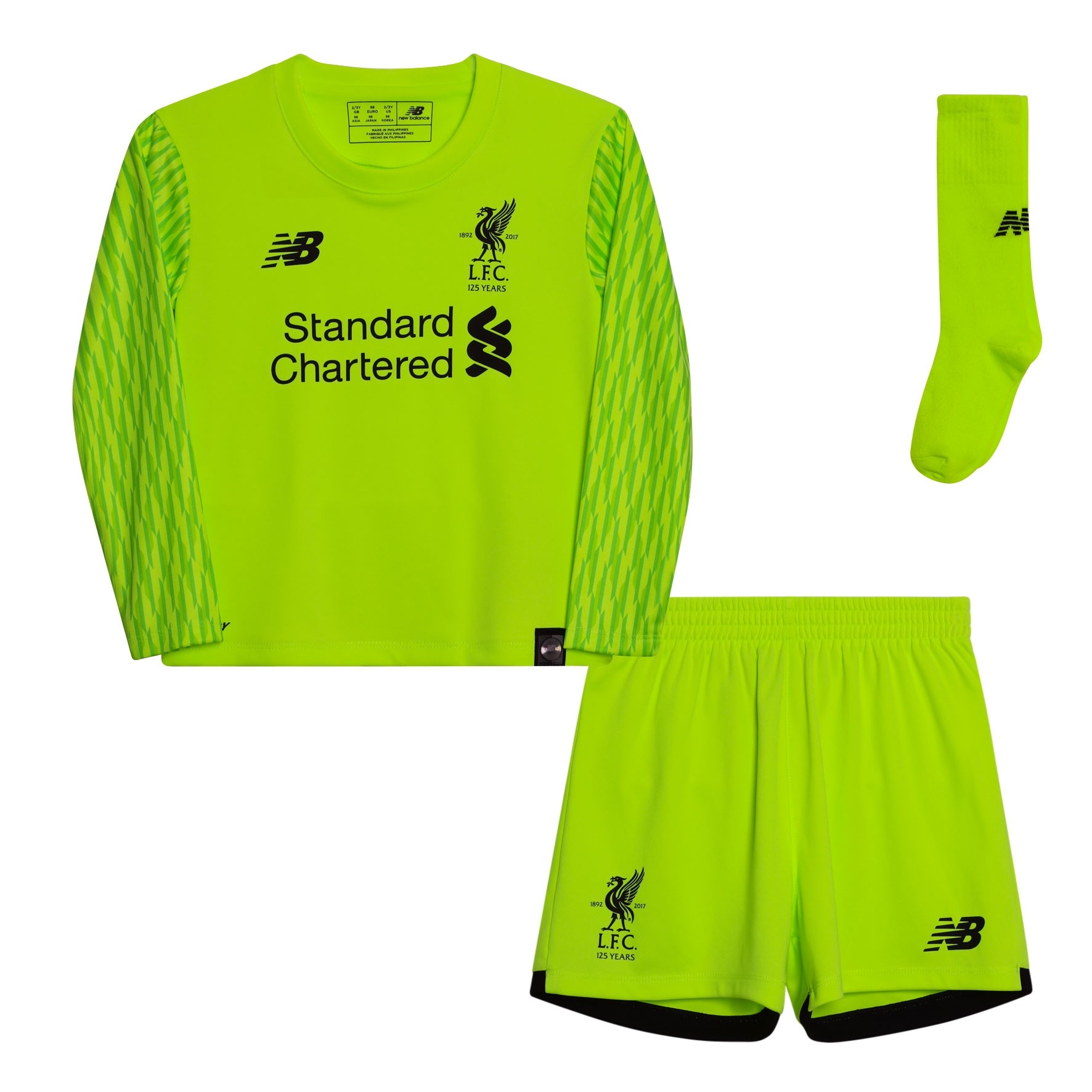 LFC Infant Third Goalkeeper Kit 17/18