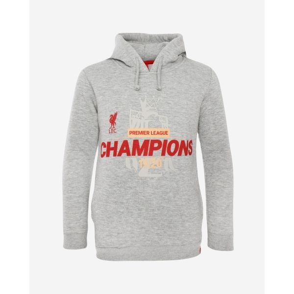 LFC Junior EPL Champions 19-20 Grey Pocket Hoody