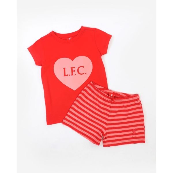 LFC Junior Pink/Red Short Pyjama Set
