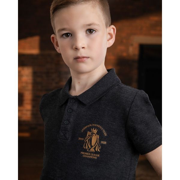 LFC Junior Premier League Champions 19/20 Charcoal Marl Polo