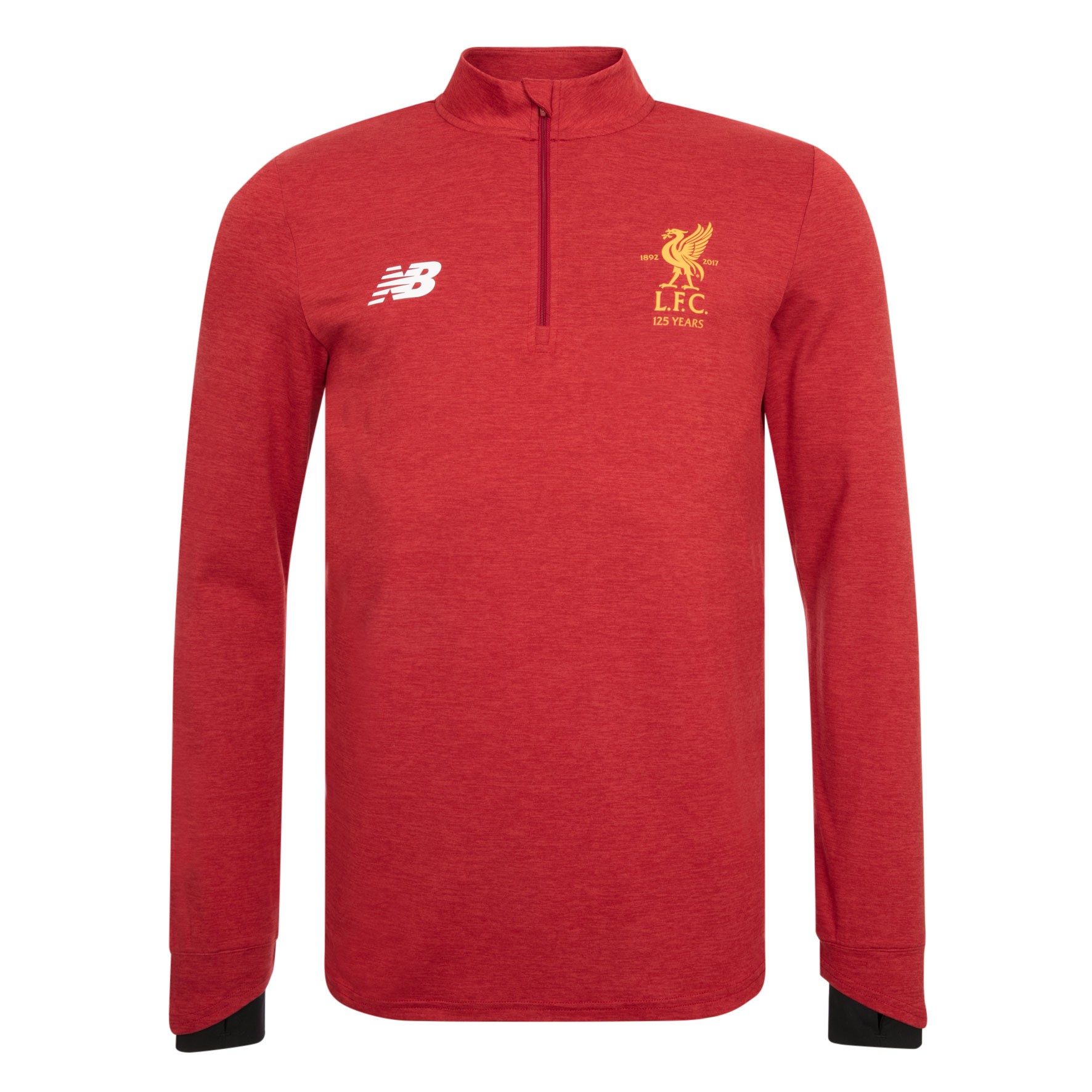 LFC Junior Red Pepper Marl Training Mid Layer Top 17/18