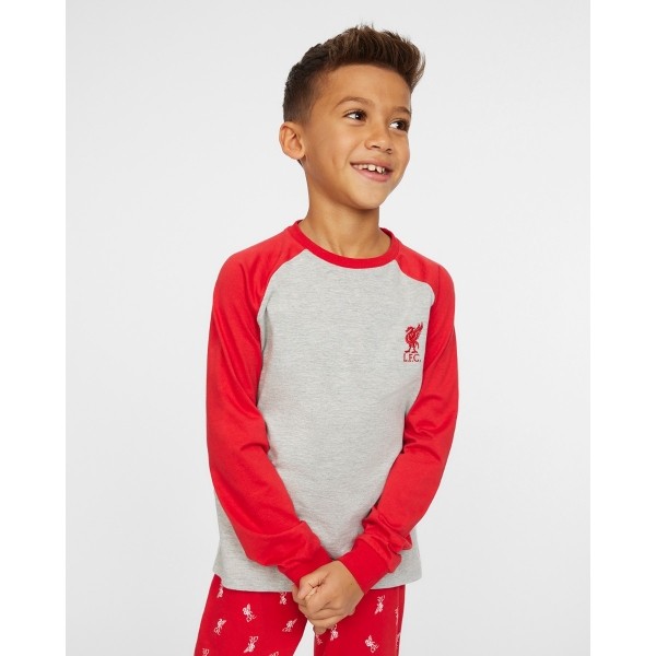 LFC Junior Red/Grey Long PJ Set