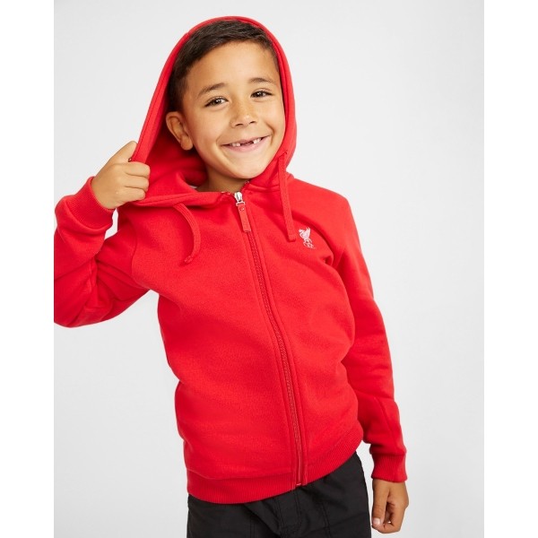 LFC Junior Zip Through Red Hoody