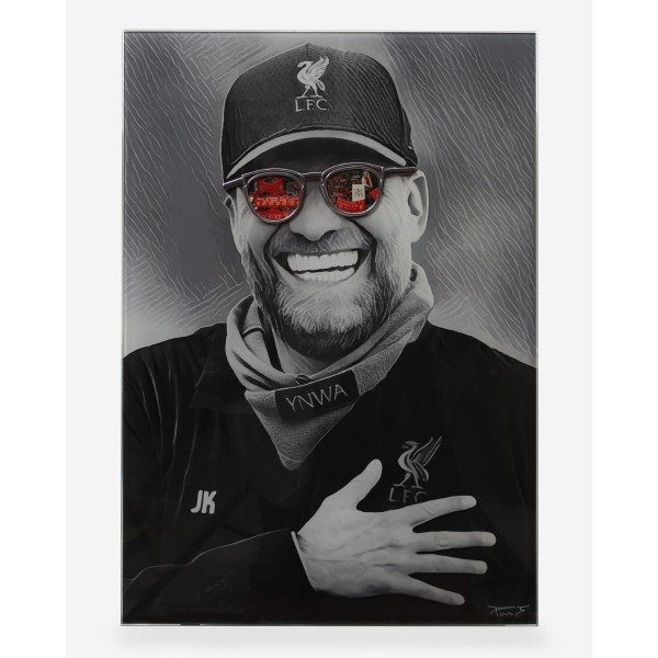 LFC Jurgen Klopp Glass Image