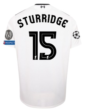 LFC Kids Away Shirt 17/18 (Champions League) Sturridge