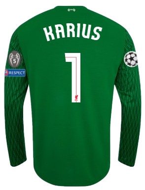 LFC Kids Goalkeeper L/S Home Shirt 17/18 (Champions League) Karius