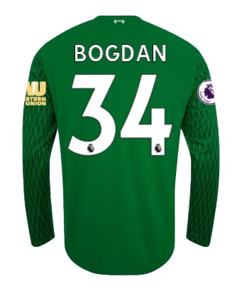 LFC Kids Home L/S Goalkeeper Shirt 17/18 (Premier League) Bogdan