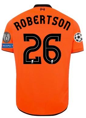 LFC Kids Third Shirt 17/18 (Champions League) Robertson