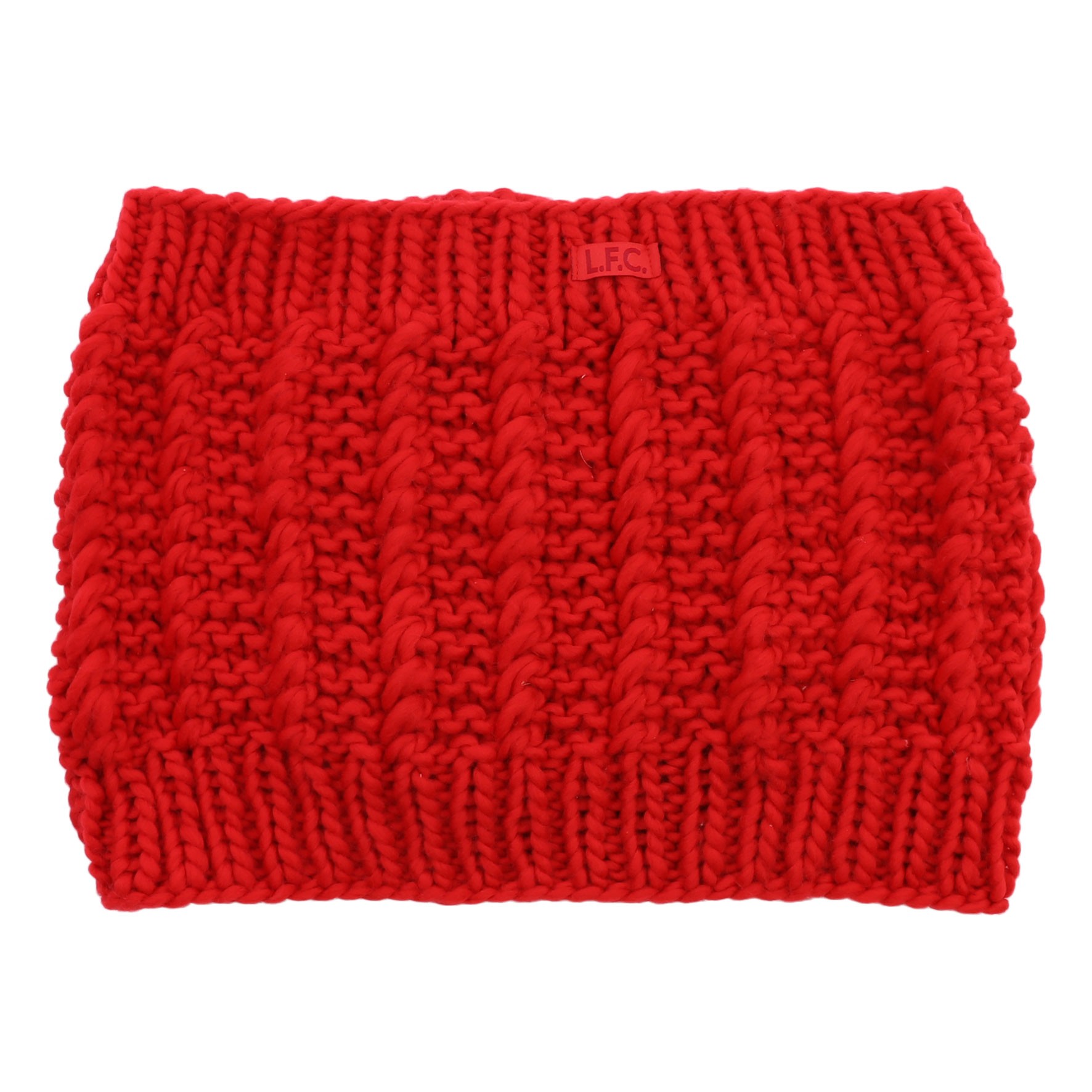 LFC Ladies Red Cable Knit Snood