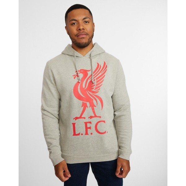 LFC Liverbird Grey Hoody