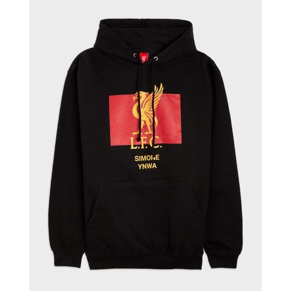 LFC Liverbird Personalised Black Hoody