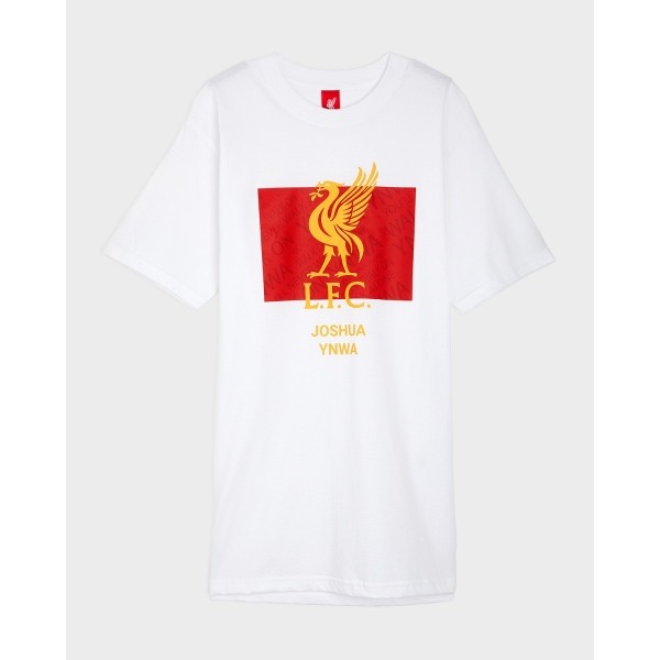 LFC Liverbird Personalised White Tee