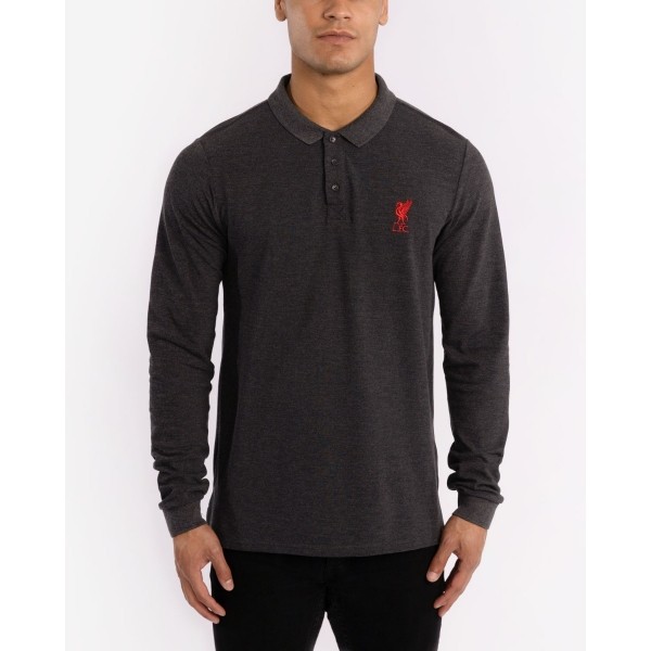 LFC Long Sleeve Polo Charcoal