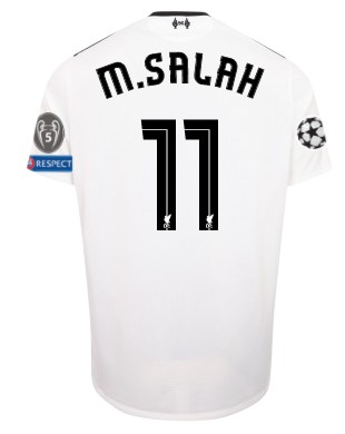 LFC Mens Away Shirt 17 18 Champions League M Salah Anfield Shop