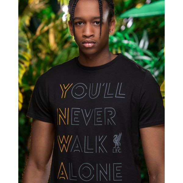LFC Mens Black YNWA Tee