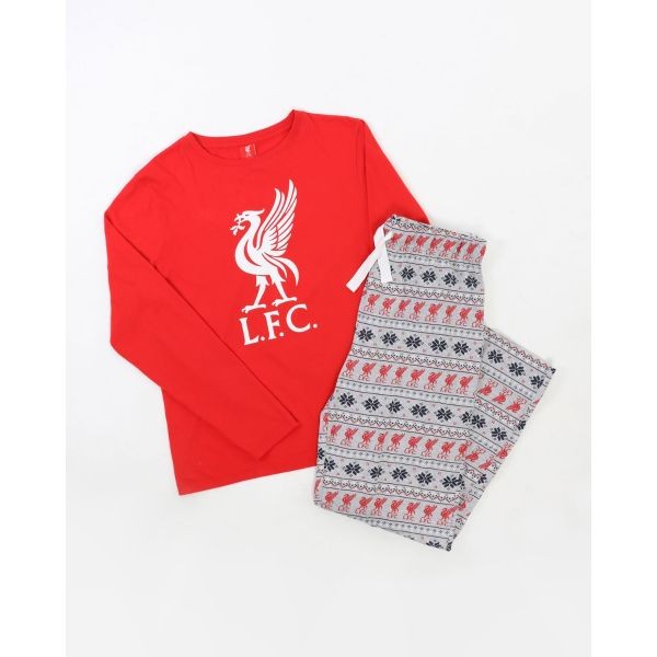 LFC Mens Christmas Liverbird Pyjama Set