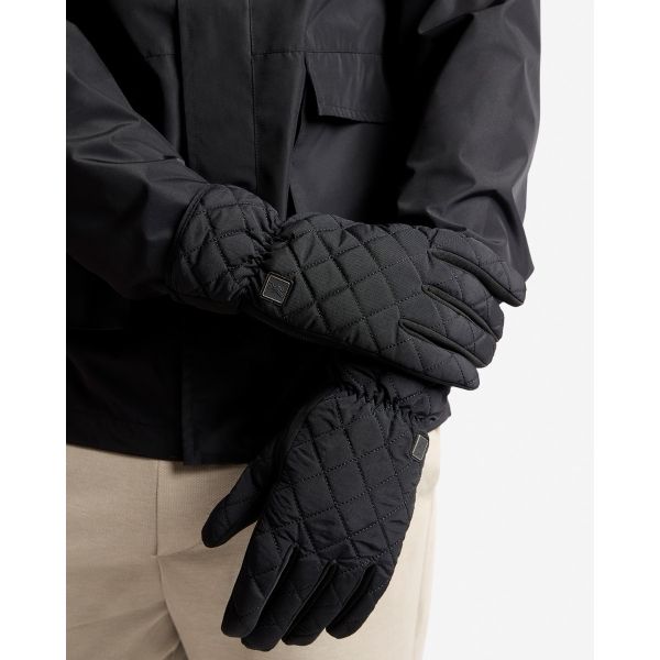 LFC Mens Firma Quilted Gloves Black