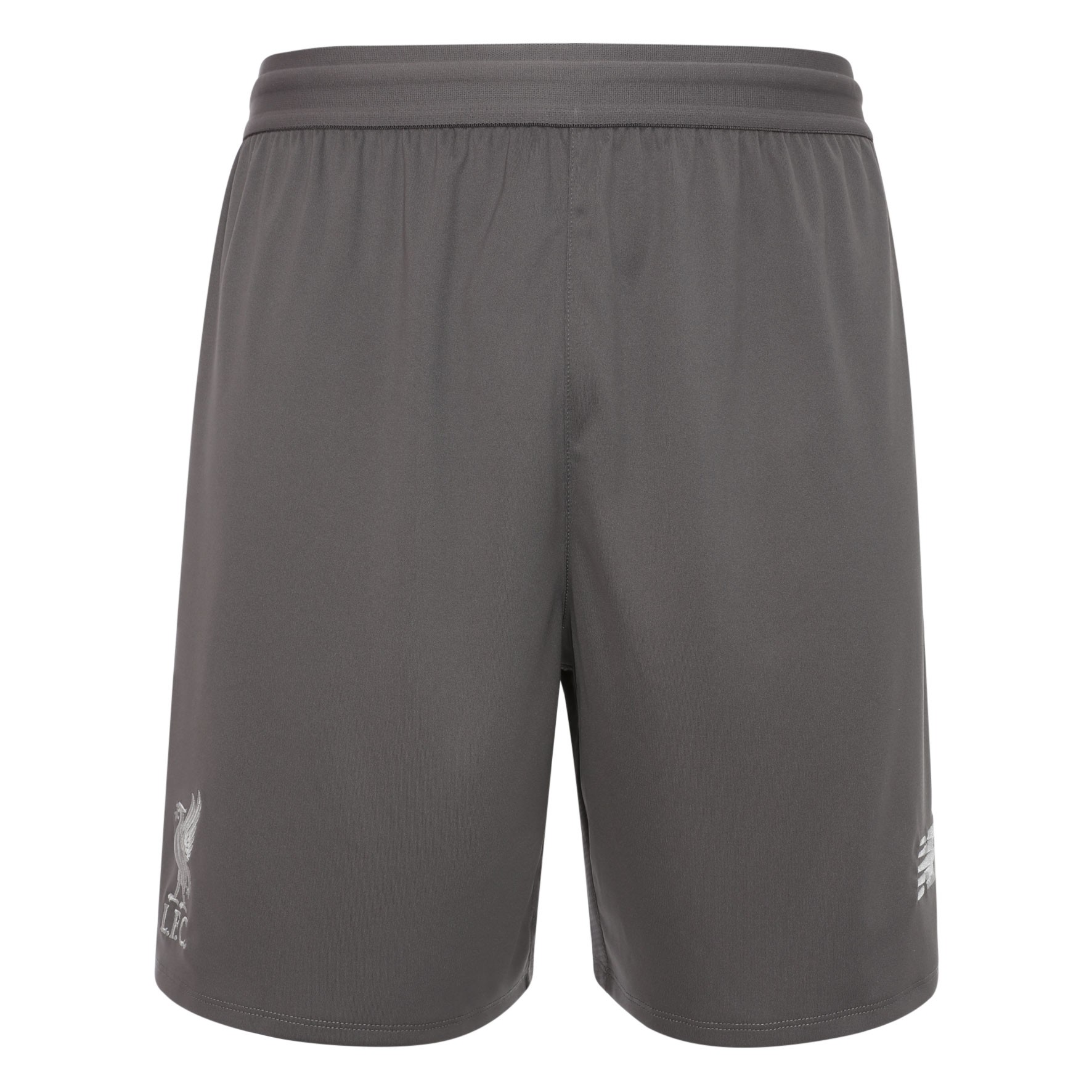 LFC Mens Grey Training Knitted Shorts 18/19