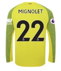 LFC Mens Home L/S Goalkeeper Shirt 18/19 (Premier League) Mignolet
