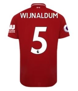 LFC Mens Home Shirt 18/19 (Premier League) Wijnaldum